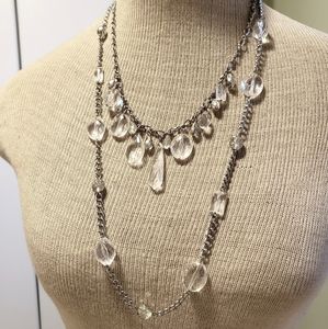 Last Chance - Bundle and Save - Silver tiered statement necklace